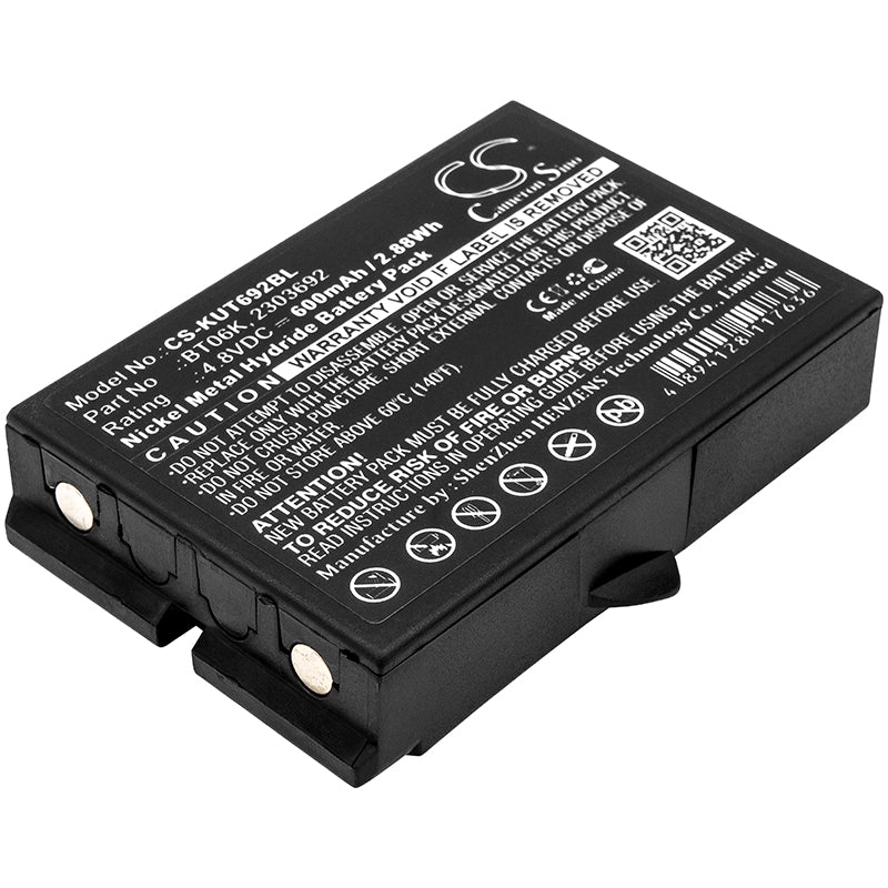 Replacement Battery for IKUSI  2303692 – Crane Remote Control – 600mAh / 2.88Wh / 4.8V