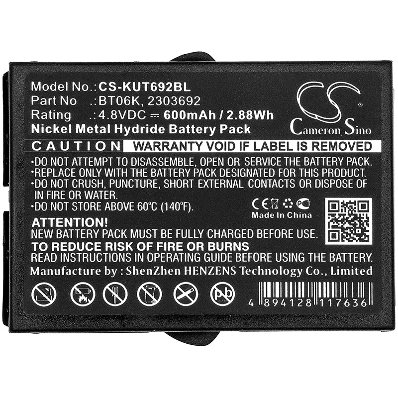 Replacement Battery for Ikusi 2303692 – Crane Remote Control – 600mAh / 4.8V