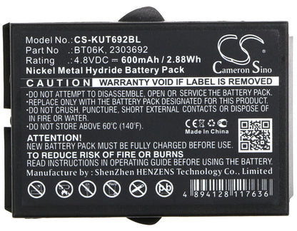 Replacement Battery for Ikusi 2303692 – Crane Remote Control – 600mAh / 4.8V