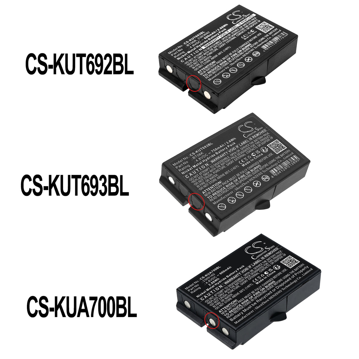 Replacement Battery for Ikusi 2303692 – Crane Remote Control – 750mAh / 4.8V