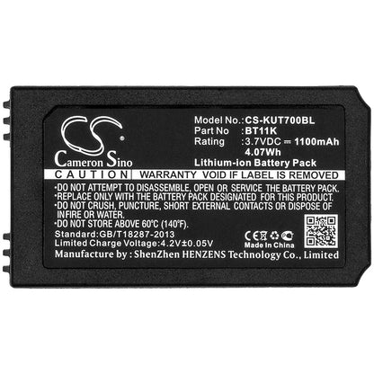 Replacement Battery for Ikusi | Konecranes T70/2 – Crane Remote Control – 1100mAh / 3.7V - image 3