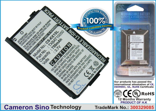 Replacement Battery for Kyocera KX1 – Mobile, SmartPhone – 750mAh / 3.7V
