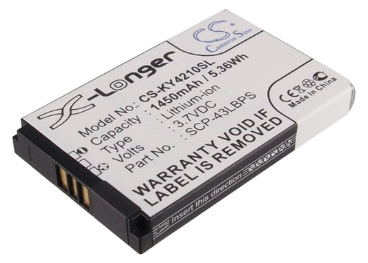 Replacement Battery for Kyocera DuraMax – Mobile, SmartPhone – 1450mAh / 3.7V