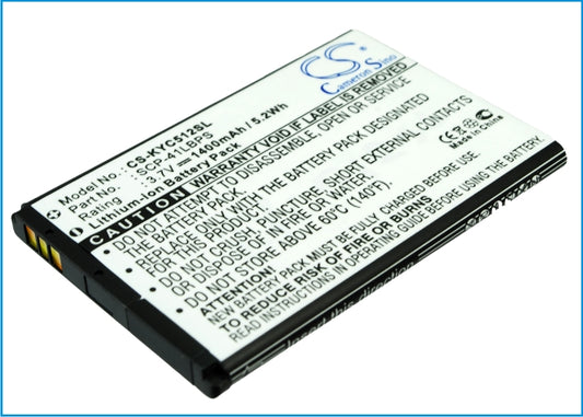 Replacement Battery for Virgin Mobile | Sprint | BoostMobile | Kyocera C5133 – Mobile, SmartPhone – 1400mAh / 3.7V