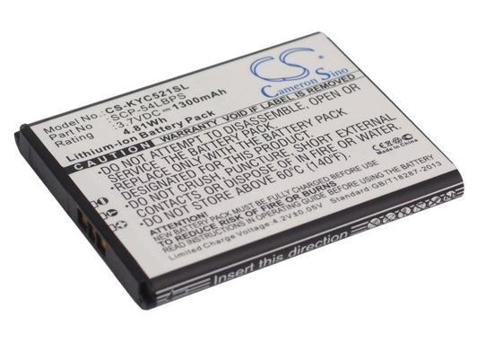 Replacement Battery for Kyocera Hydro Edge – Mobile, SmartPhone – 1300mAh / 3.7V