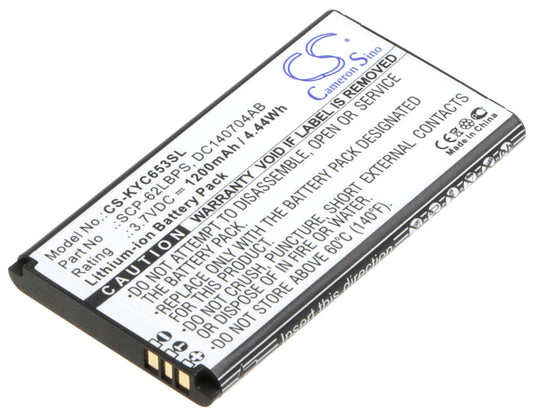 Replacement Battery for Kyocera Hydro Life – Mobile, SmartPhone – 1200mAh / 3.7V