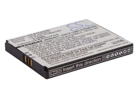 Replacement Battery for Kyocera Hydro Elite – Mobile, SmartPhone – 1500mAh / 3.7V