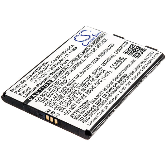 Replacement Battery for Kyocera DuraForce XD – Mobile, SmartPhone – 3020mAh / 3.7V