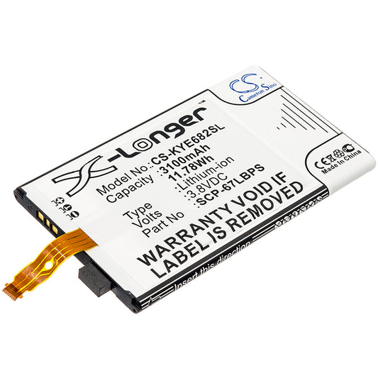 Replacement Battery for Kyocera DuraForce Pro – Mobile, SmartPhone – 3100mAh / 3.8V