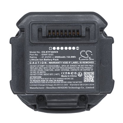 Replacement Battery for Kyvol – Vacuum – 2500mAh / 21.6V