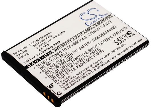 Replacement Battery for Kyocera Echo – Mobile, SmartPhone – 1100mAh / 3.7V