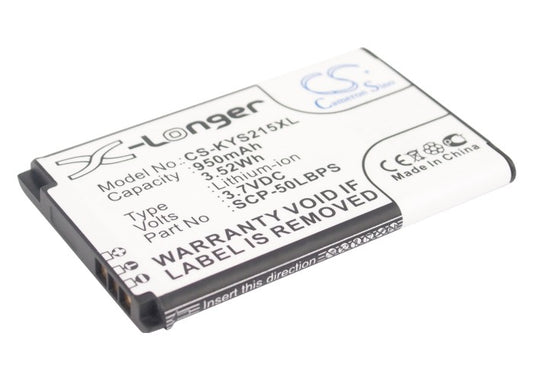 Replacement Battery for Kyocera Kona S2150 – Mobile, SmartPhone – 950mAh / 3.7V