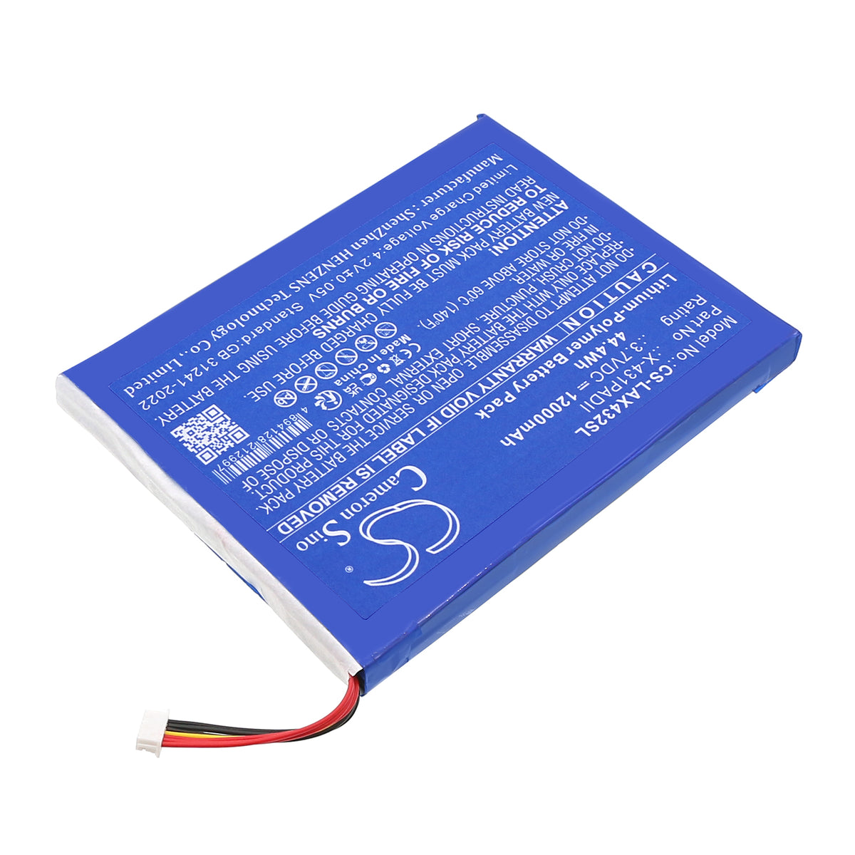 Replacement Battery for Launch Diagnostic Scanner X431 Pad 2 – Diagnostic Scanner – 12000mAh / 3.7V