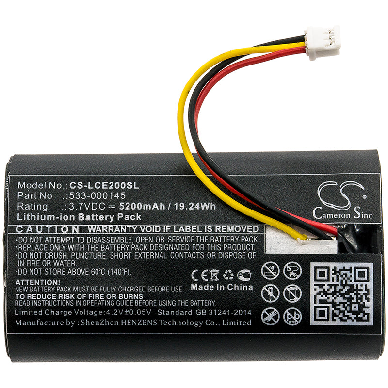 Replacement Battery for Logitech CIRCLE 2 – Home Security Camera – 5200mAh / 3.7V