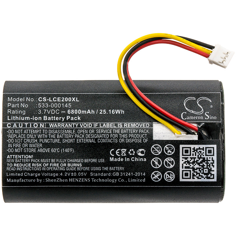Replacement Battery for Logitech CIRCLE 2 – Home Security Camera – 6800mAh / 3.7V