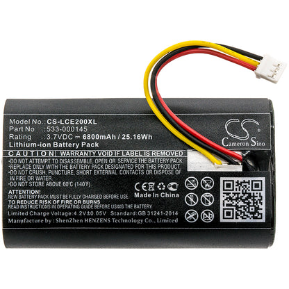 Replacement Battery for Logitech CIRCLE 2 – Home Security Camera – 6800mAh / 3.7V
