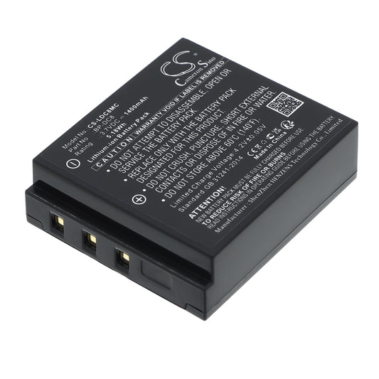 Replacement Battery for Leica X1 – Camera – 1400mAh / 3.7V