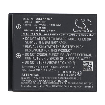 Replacement Battery for Leica X1 – Camera – 1400mAh / 3.7V