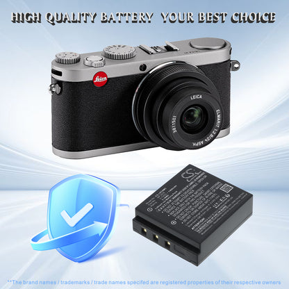 Replacement Battery for Leica X1 – Camera – 1400mAh / 3.7V