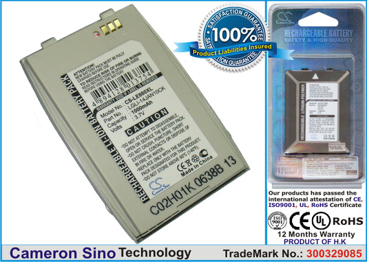 Replacement Battery for LG EG880 – Mobile, SmartPhone – 1000mAh / 3.7V