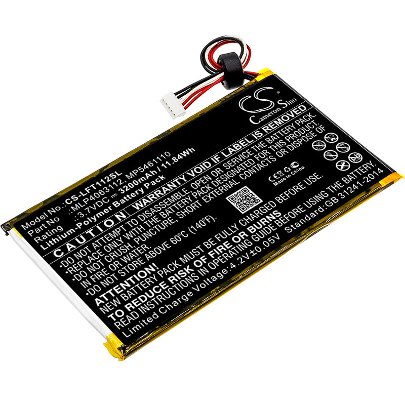 Replacement Battery for LeapFrog LeapPad Platinum Kids Learning – Tablet – 3200mAh / 3.7V - image 1
