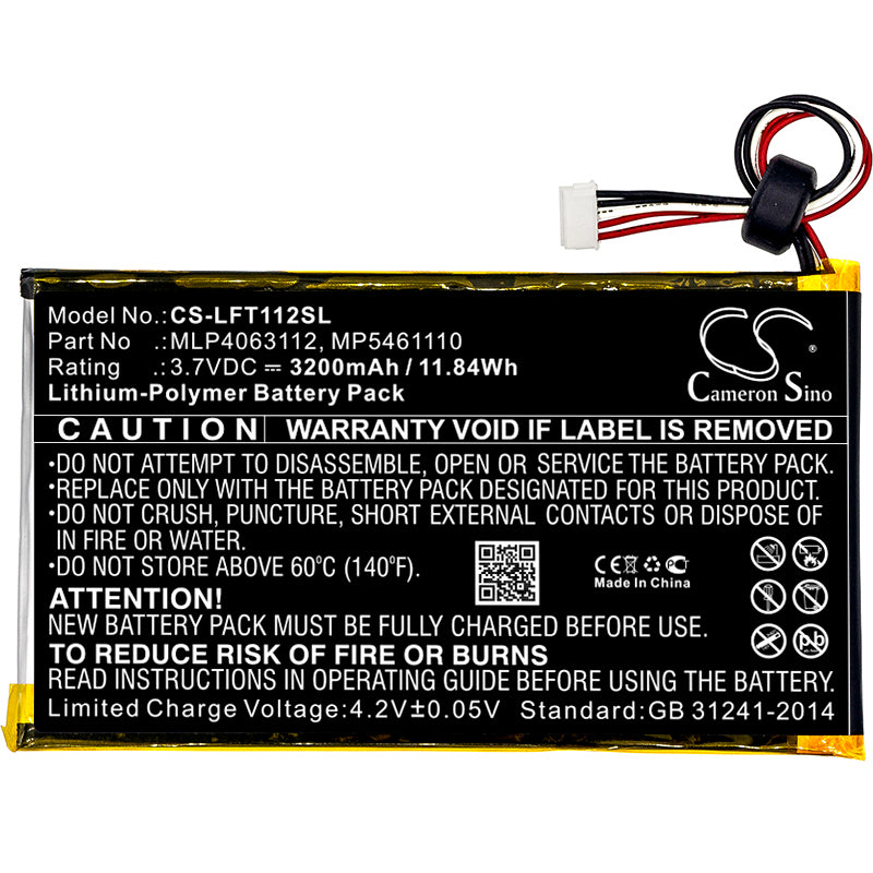 Replacement Battery for LeapFrog LeapPad Platinum Kids Learning – Tablet – 3200mAh / 3.7V - image 3