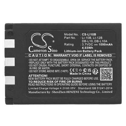 Replacement Battery for Sanyo  Xact DSC-J1 – Camera – 1090mAh / 3.7V