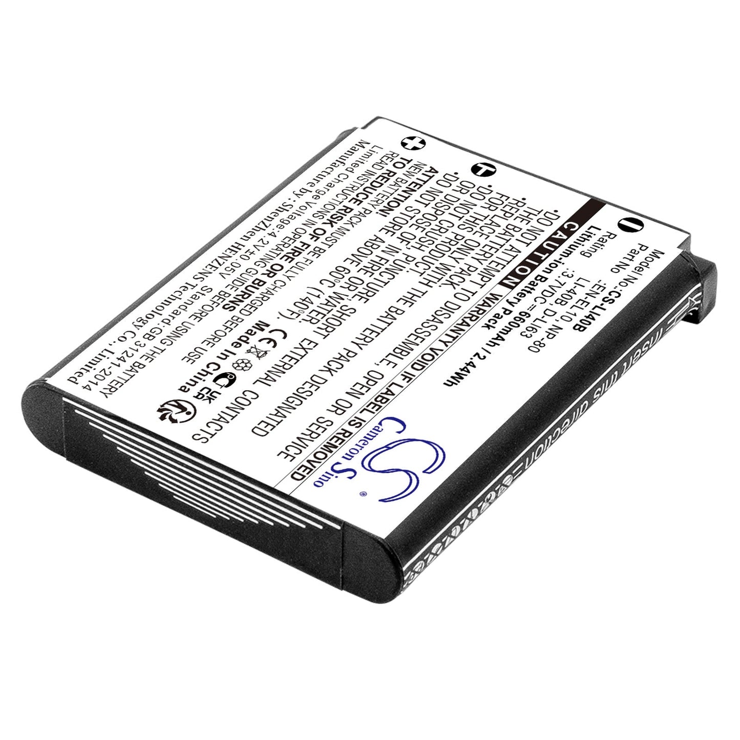 Replacement Battery for Voigtlander  Vito 65 – Camera – 660mAh / 2.44Wh / 3.7V
