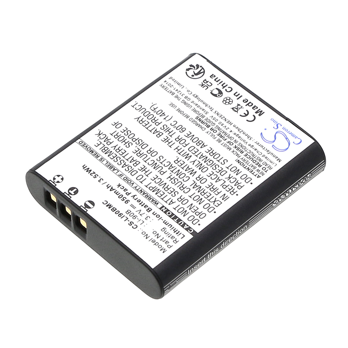 Replacement Battery for Olympus | Ricoh Tough TG-1 – Camera – 950mAh / 3.7V