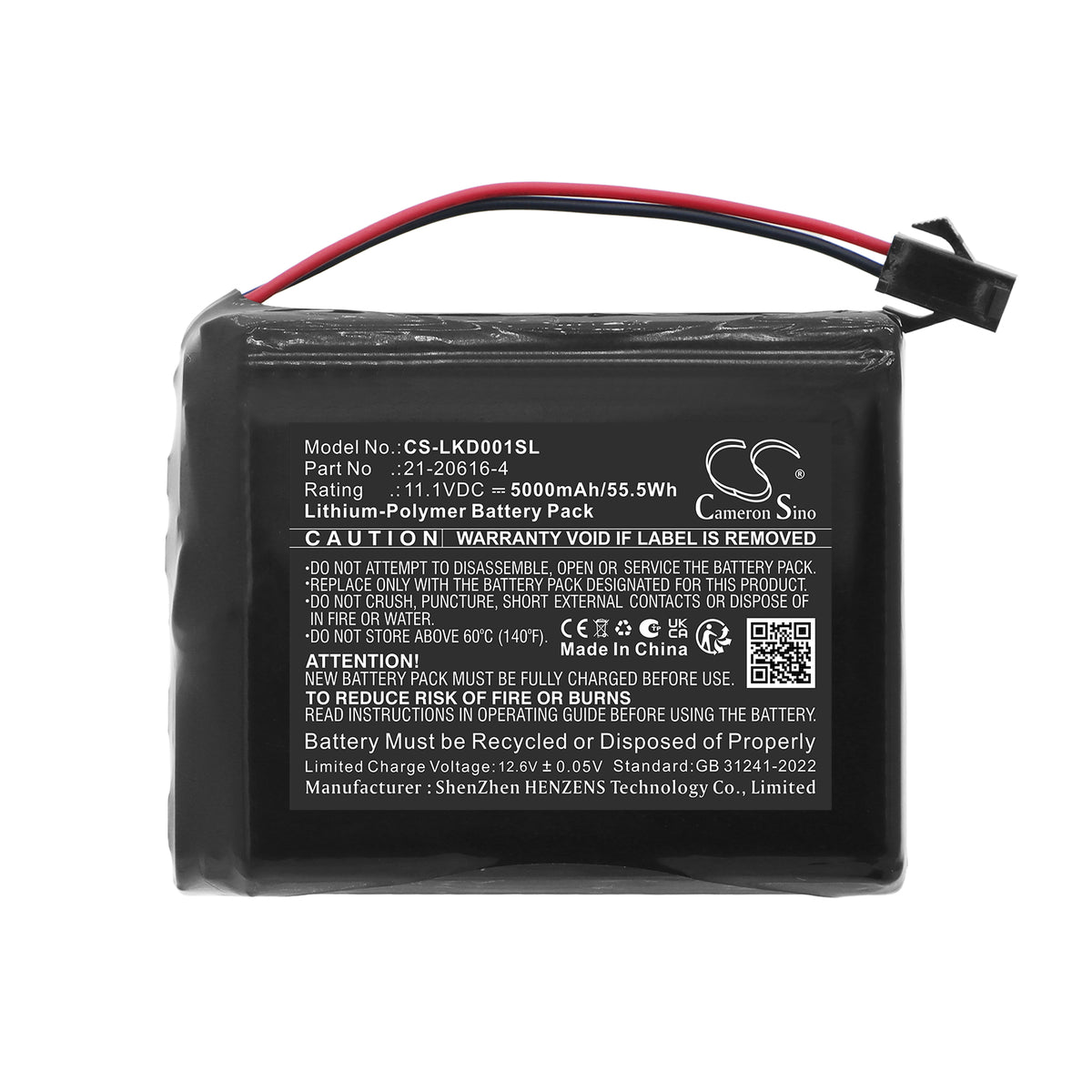 Replacement Battery for Lucky Duck Rebel – Sports & Outdoors – 5000mAh / 11.1V