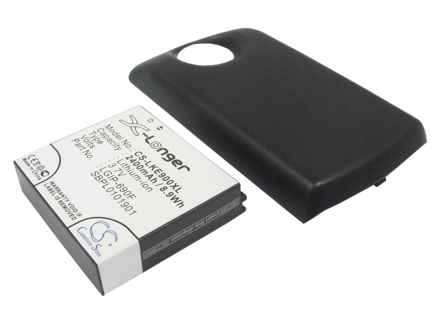Replacement Battery for LG Optimus 7 – Mobile, SmartPhone – 2400mAh / 3.7V - image 1