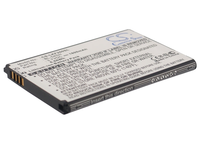 Replacement Battery for LG Optimus LTE III – Mobile, SmartPhone – 1800mAh / 3.7V - image 1