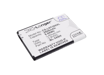 Replacement Battery for LG Optimus LTE III – Mobile, SmartPhone – 2600mAh / 3.8V - image 1