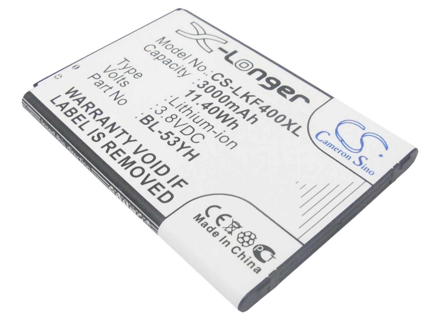 Replacement Battery for LG G3 – Mobile, SmartPhone – 3000mAh / 3.8V - image 1