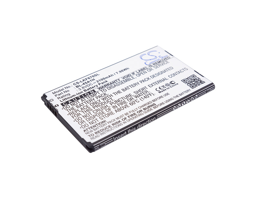 Replacement Battery for LG K10 – Mobile, SmartPhone – 2100mAh / 3.8V - image 1