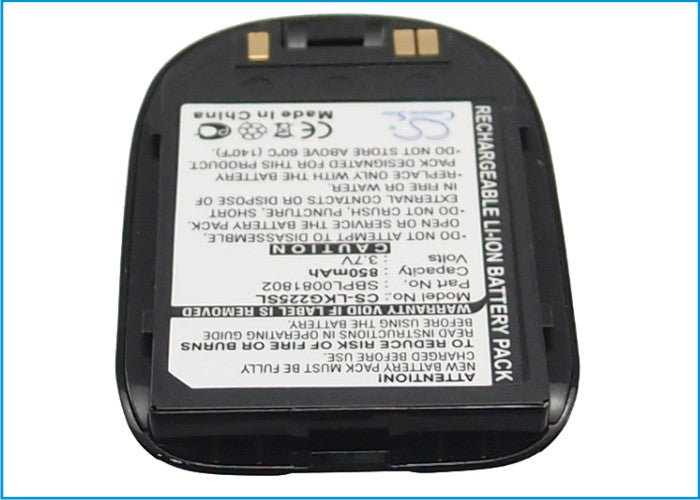 Replacement Battery for LG KG225 – Mobile, SmartPhone – 850mAh / 3.7V - image 4