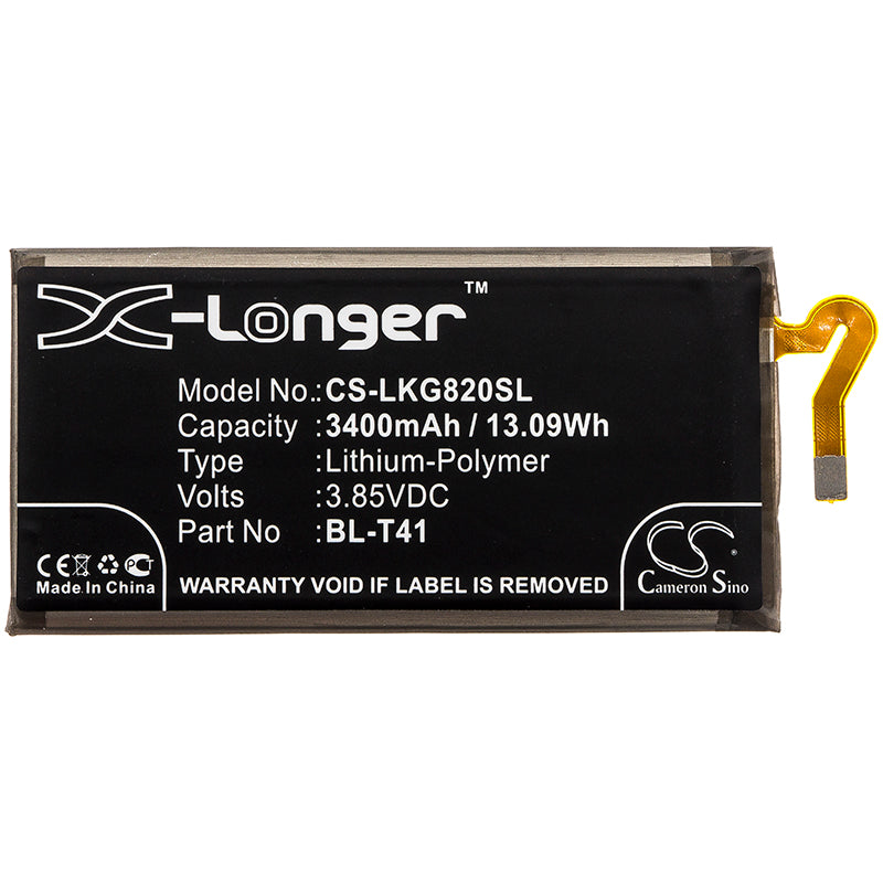 Replacement Battery for LG  G8 ThinQ – Mobile, SmartPhone – 3400mAh / 13.09Wh / 3.85V