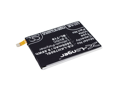Replacement Battery for LG  Bullhead – Mobile, SmartPhone – 2600mAh / 9.88Wh / 3.8V