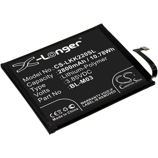 Replacement Battery for LG K22 2020 – Mobile, SmartPhone – 2800mAh / 3.85V