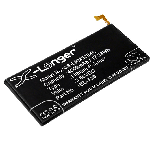 Replacement Battery for Tracfone | LG Fiesta LTE – Mobile, SmartPhone – 4500mAh / 3.85V