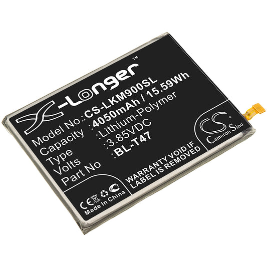 Replacement Battery for LG Velvet – Mobile, SmartPhone – 4050mAh / 3.85V