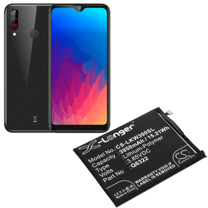 Replacement Battery for LG W30 – Mobile, SmartPhone – 3950mAh / 3.85V