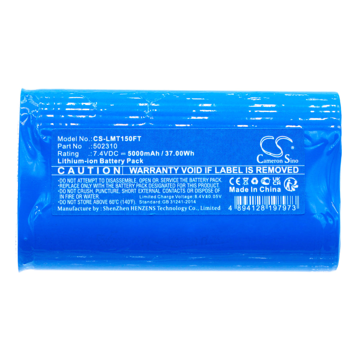Replacement Battery for Ledlenser H19R Signature – Flashlight – 5000mAh / 7.4V
