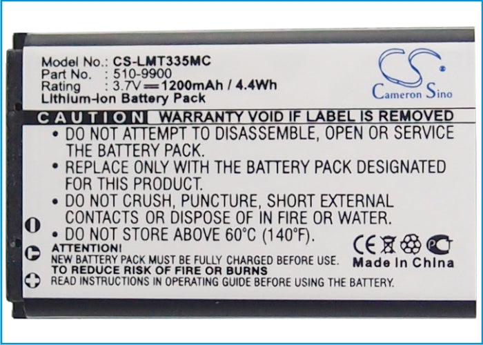 Replacement Battery for Liquid Image  Impact 365 – Camera – 1200mAh / 4.44Wh / 3.7V