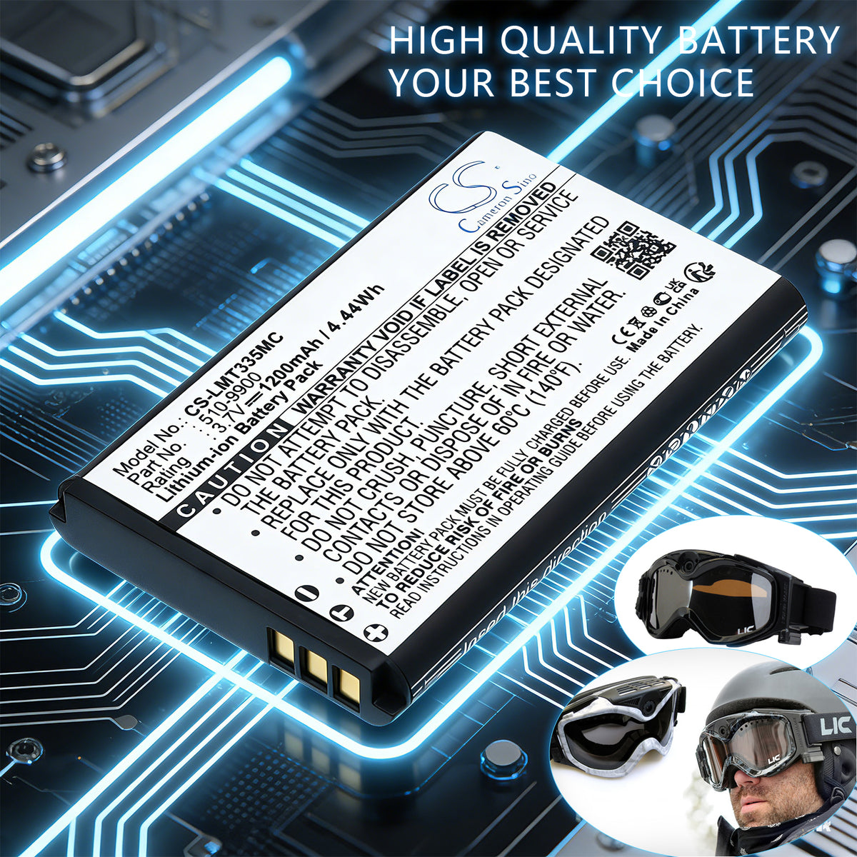 Replacement Battery for Liquid Image | Polaroid Impact 365 – Camera – 1200mAh / 3.7V