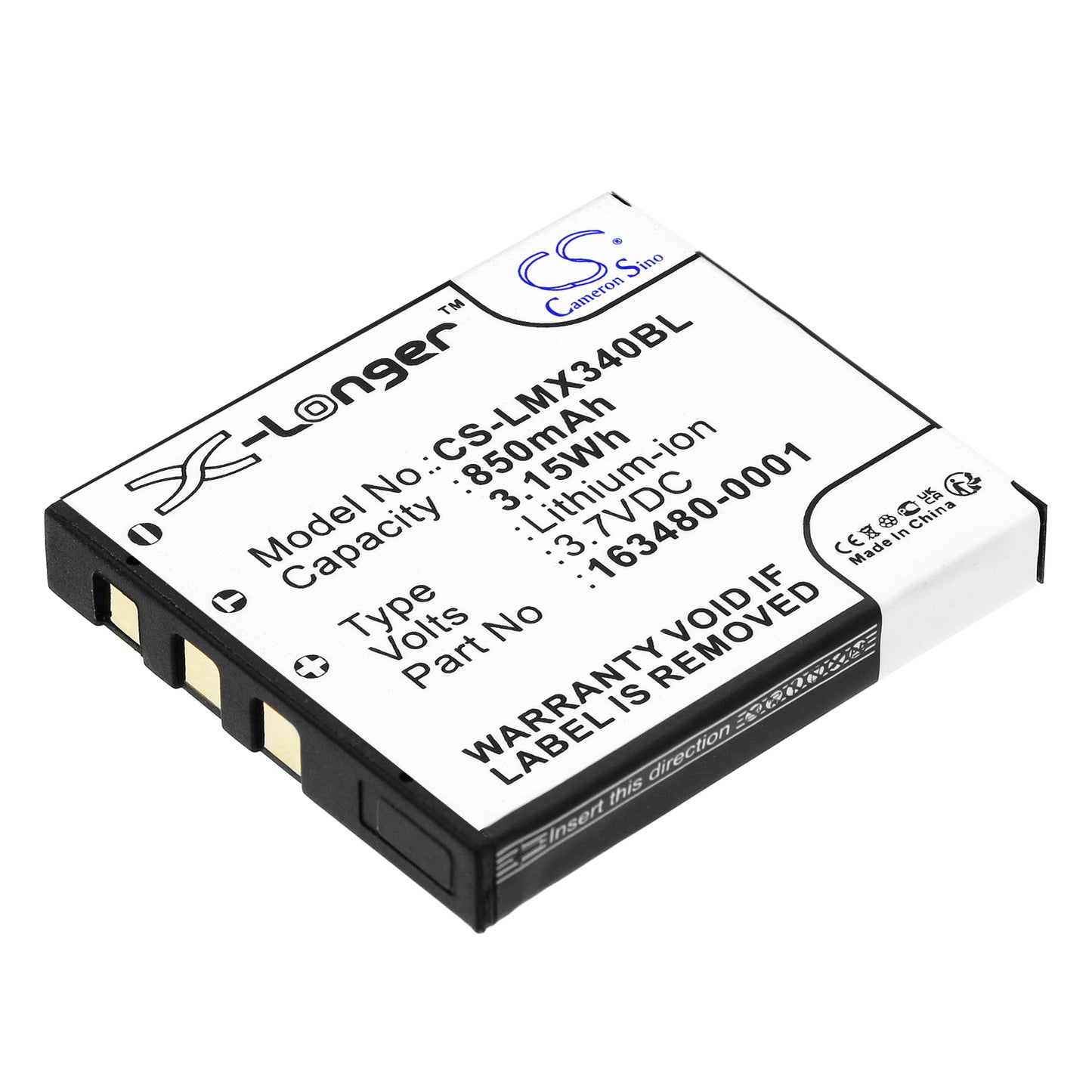 Replacement Battery for Honeywell | LXE Voyager 1602G – Barcode Scanner – 850mAh / 3.7V - image 1