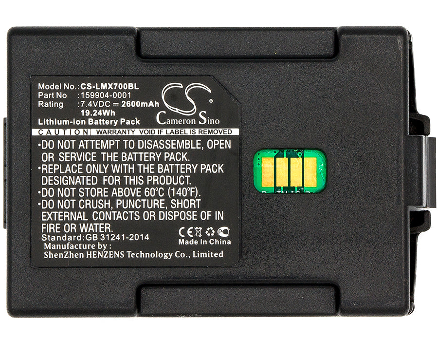 Replacement Battery for Honeywell | LXE TXE TECTON MX7 – Barcode Scanner – 2600mAh / 7.4V - image 3