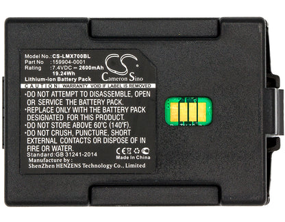 Replacement Battery for Honeywell | LXE TXE TECTON MX7 – Barcode Scanner – 2600mAh / 7.4V - image 3
