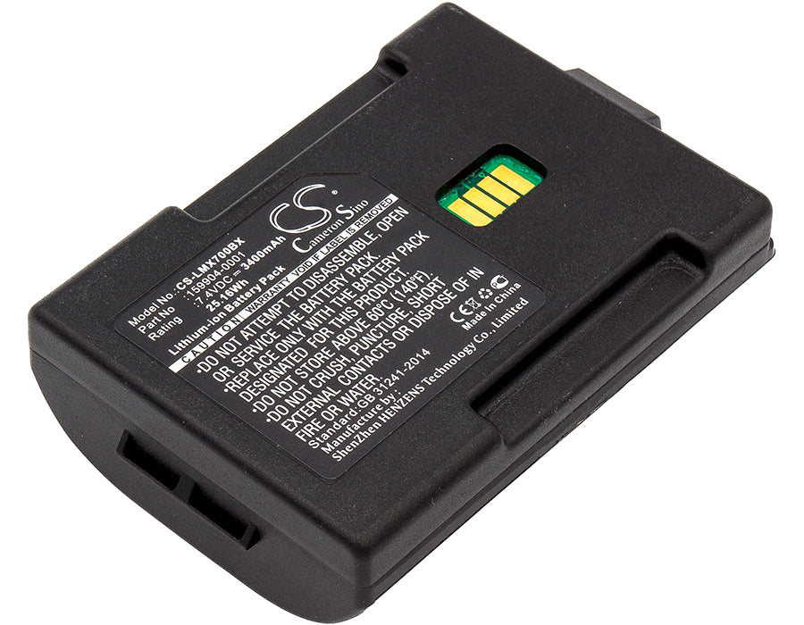 Replacement Battery for Honeywell | LXE TXE TECTON MX7 – Barcode Scanner – 3400mAh / 7.4V - image 1