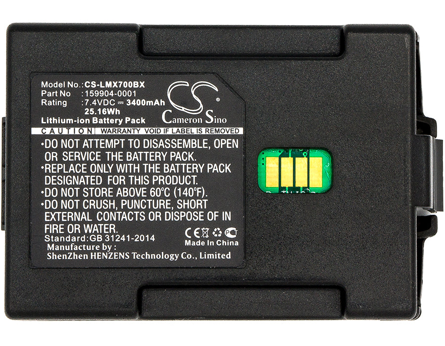 Replacement Battery for Honeywell | LXE TXE TECTON MX7 – Barcode Scanner – 3400mAh / 7.4V - image 3